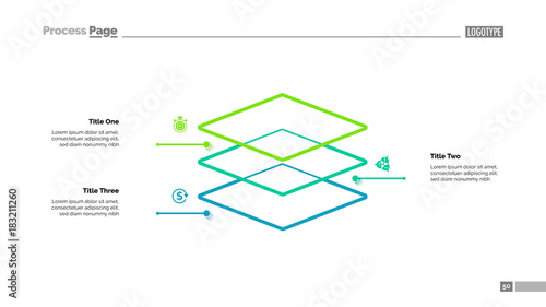 Level Diagram with Three Elements Template