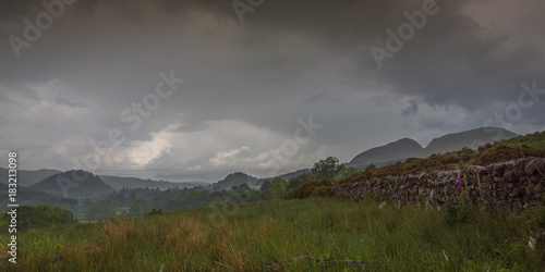 Summer Rain, Near Glasgow, Scotland photo