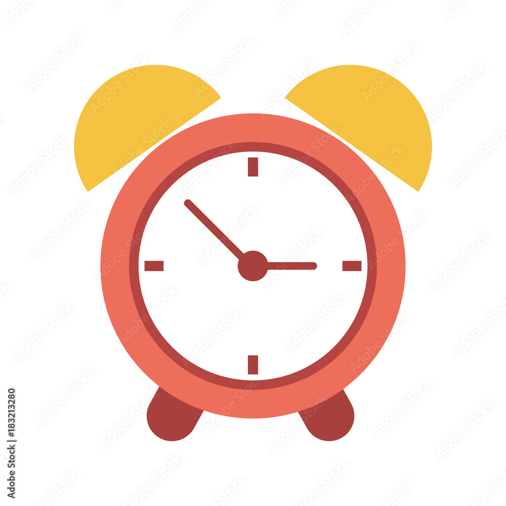 Classic alarm clock icon vector illustration graphic design Classic alarm clock icon vector illustration graphic design