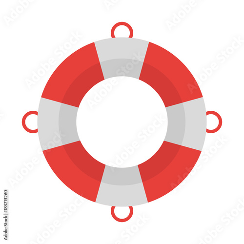 Lifesaver float symbol icon vector illustration graphic design