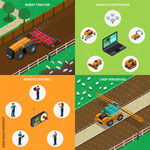 Agrimotor Robots Design Concept