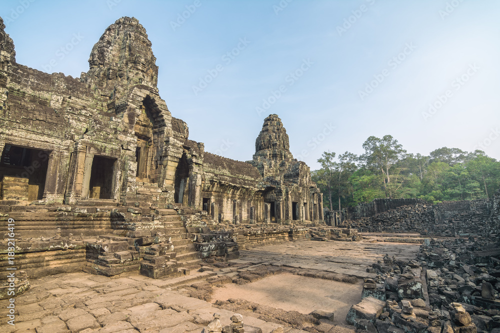 Amazing view of Angkor Wat Temple at sunset, Siem reap, Cambodia