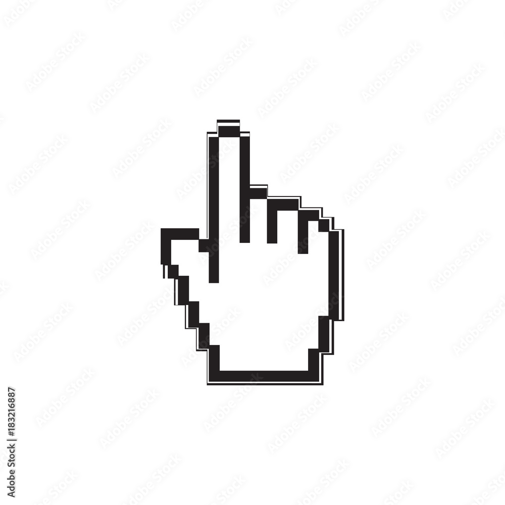 Hand vector icon Hand vector icon