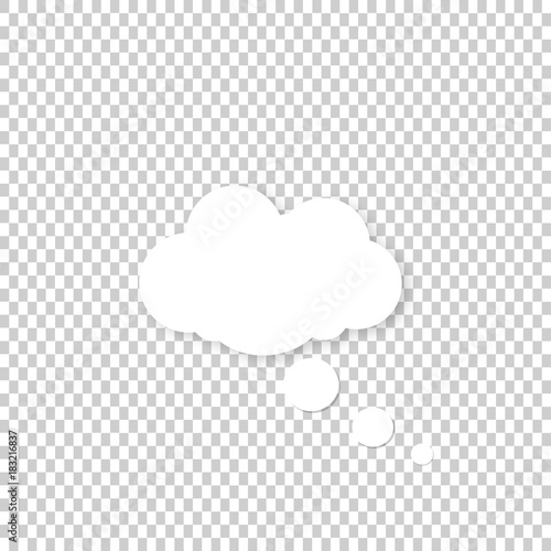 dream cloud isolated icon