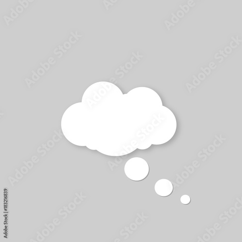 dream cloud isolated icon