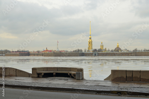 Embankment of the river Neva.