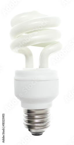 Powersave lamp on White Background. Vector Illustration.