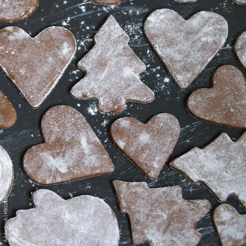 Wallpaper Mural Christmas gingerbread Torontodigital.ca