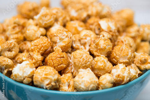 Golden caramel popcorn