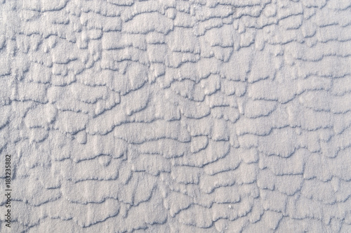 snow texture, background, view from above.