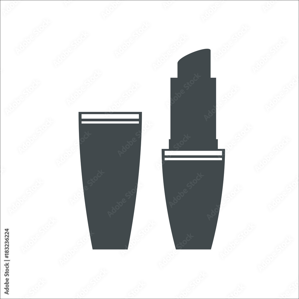 Lipstick icon. Vector illustration Lipstick icon. Vector illustration