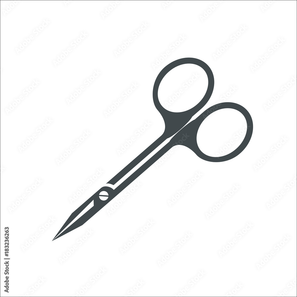 Scissors icon. Vector illustration Scissors icon. Vector illustration