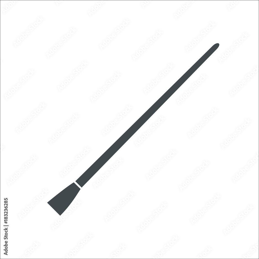 Broomstick icon. Vector illustration Broomstick icon. Vector illustration