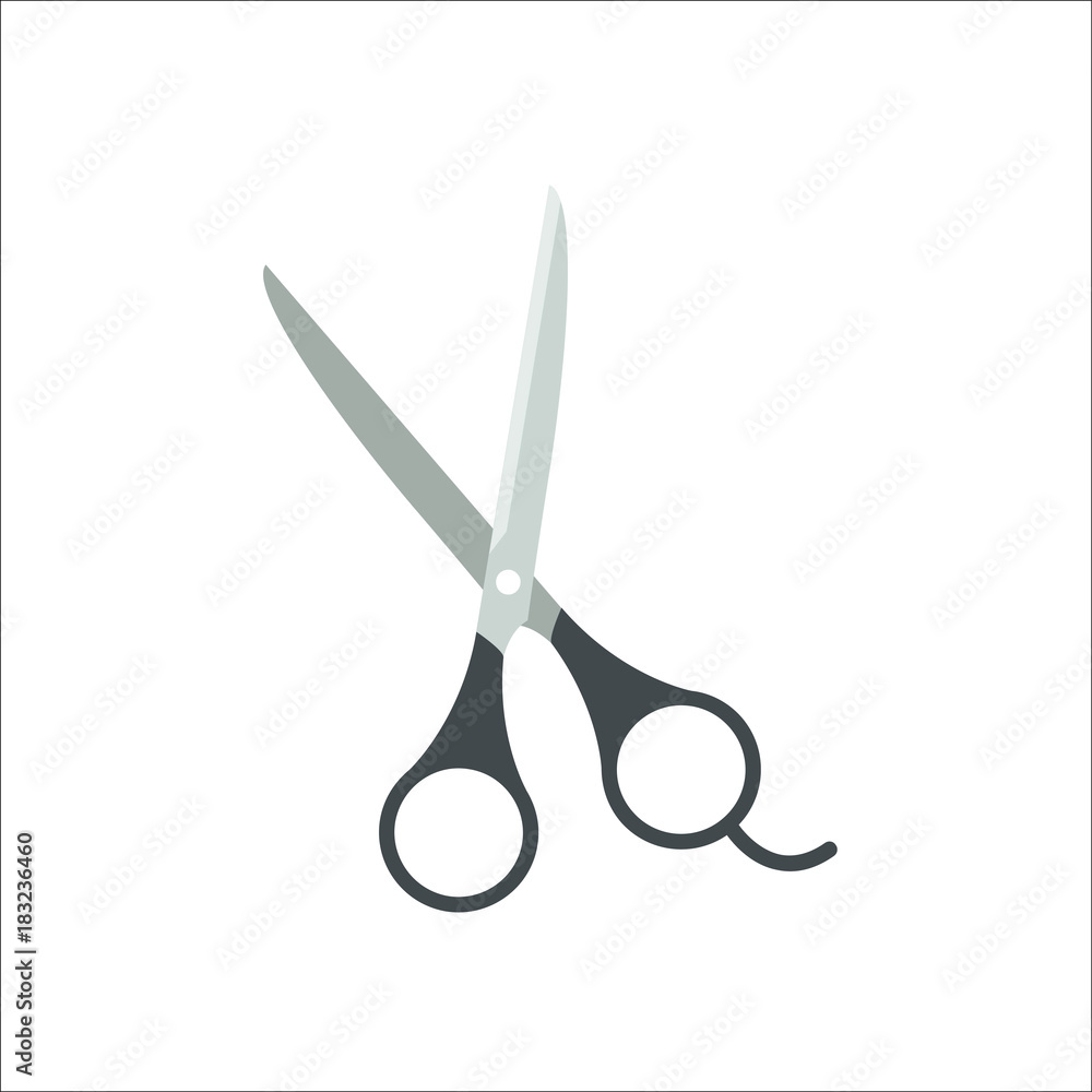 Scissors icon. Vector illustration Scissors icon. Vector illustration