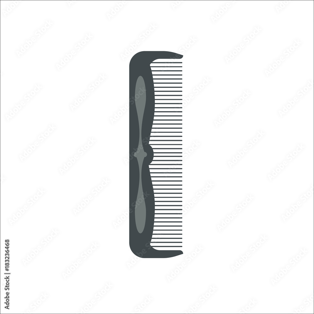 Hairbrush icon. Vector illustration Hairbrush icon. Vector illustration