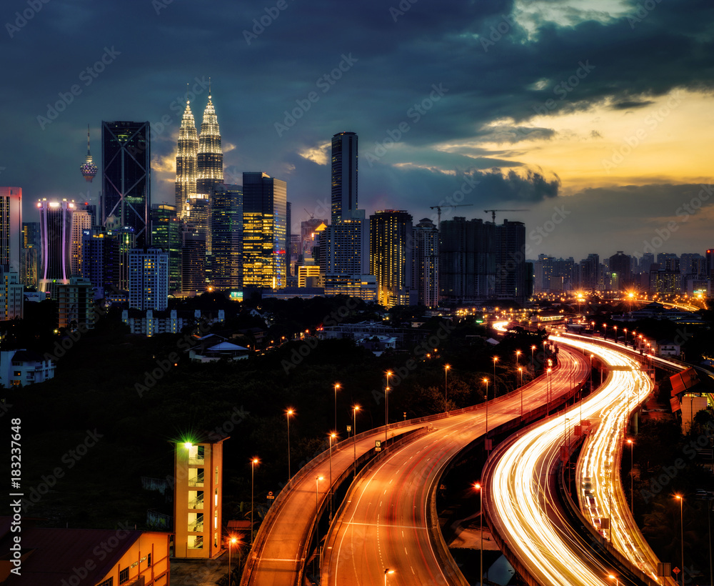 Fototapeta premium Kuala Lumpur Skyline Malaysia