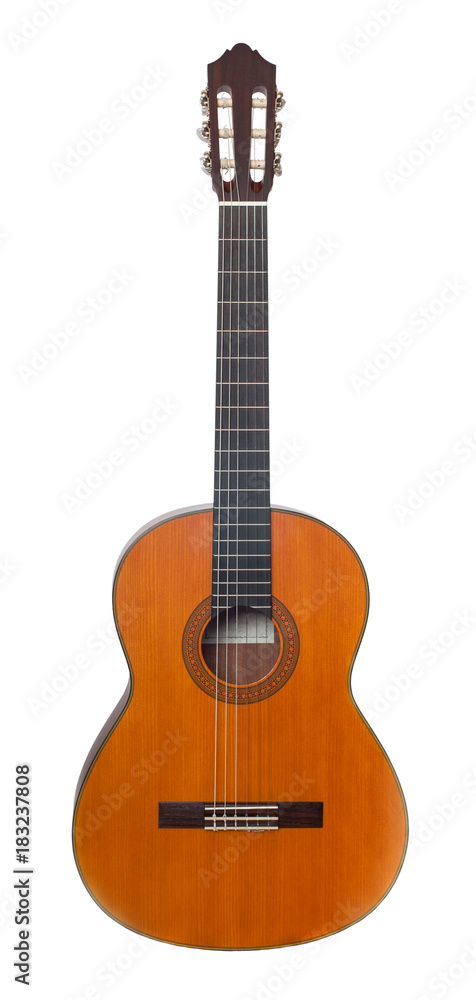 Fototapeta premium Classic acoustic guitar. Isolated