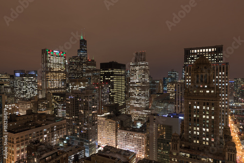 Chicago skyline and Willis Tower