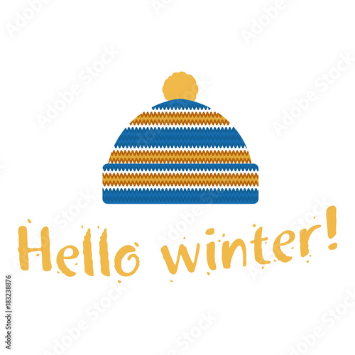 Winter cap illustrations