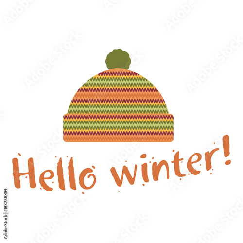 Winter cap illustrations