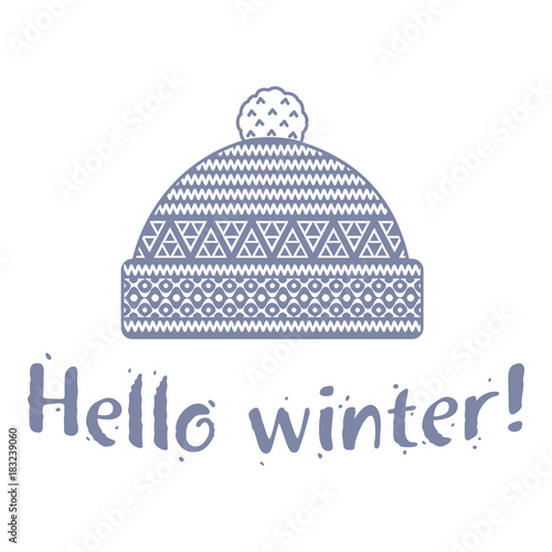 Winter cap illustrations
