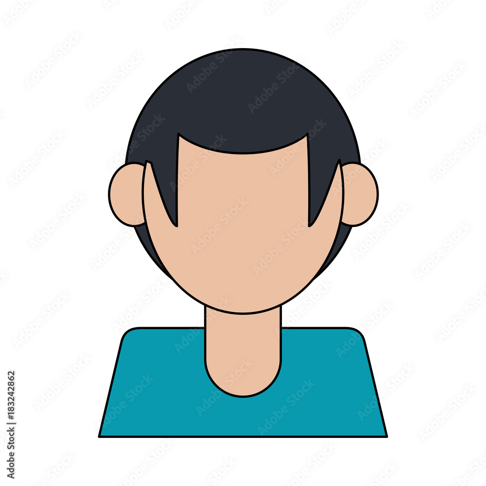 Man faceless avatar icon vector illustration graphic design Man faceless avatar icon vector illustration graphic design