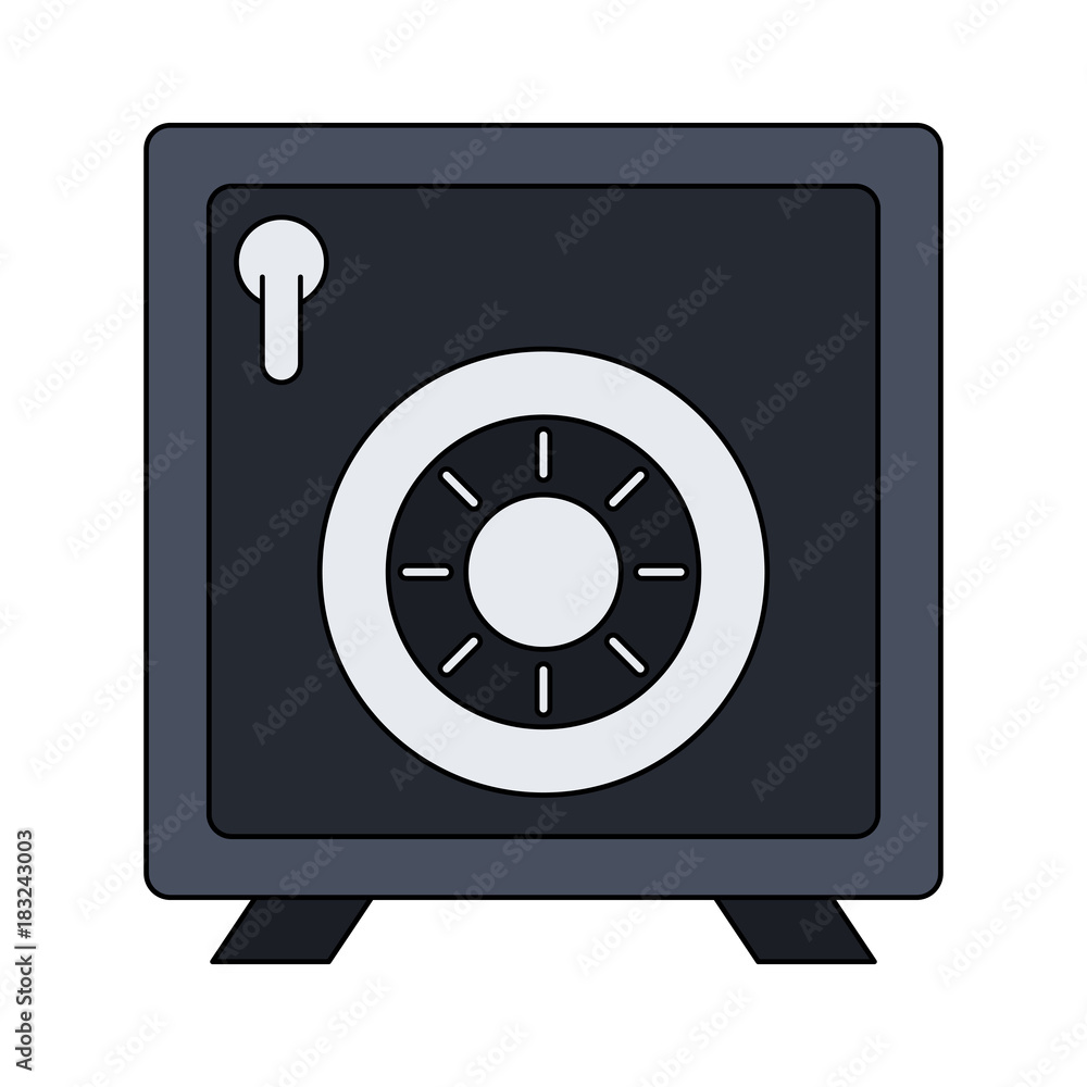 Strongbox security device icon vector illustration graphic design Strongbox security device icon vector illustration graphic design