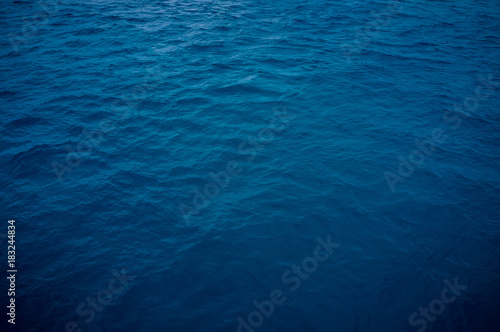 Beautiful deep blue ocean