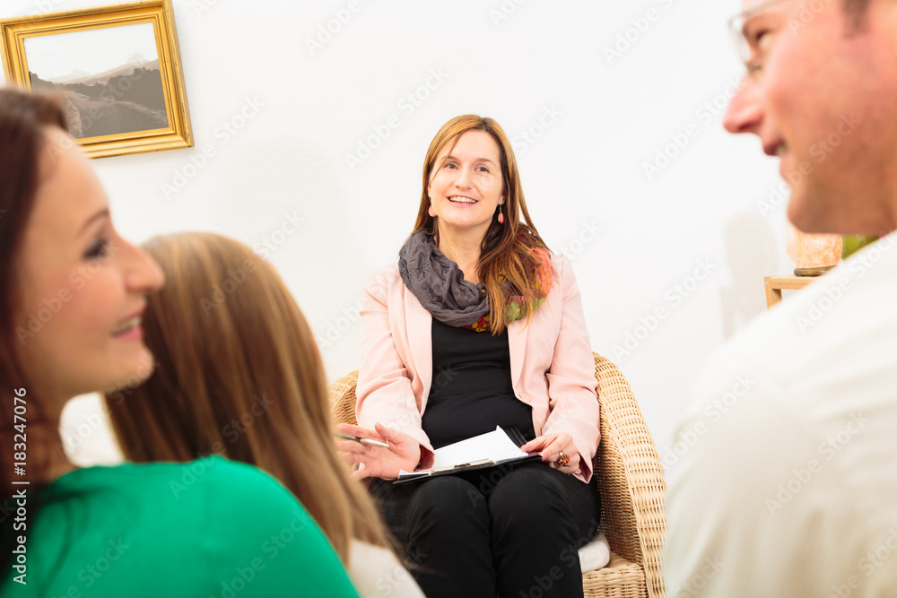 Family Seeing A Psychotherapist Family Seeing A Psychotherapist