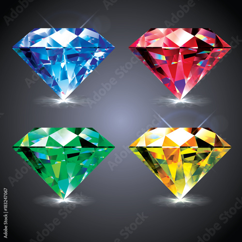 Set of vector diamonds