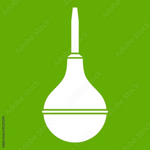 Medical pear icon green