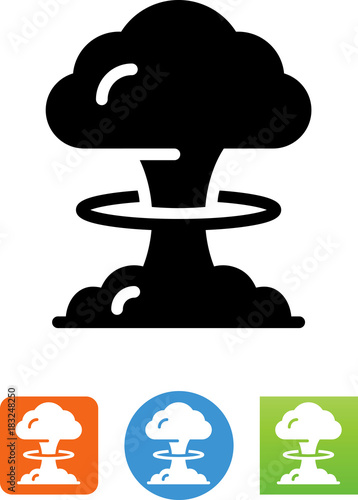 Vector Mushroom Cloud Icon
