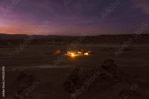 Camping in the Atacama Desert