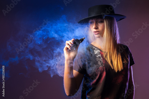 ( vaping ) Vape girl.