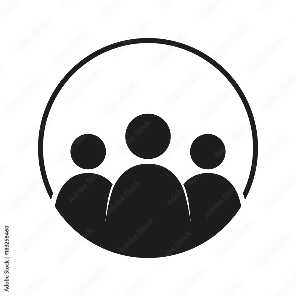 people icon on white background people icon on white background