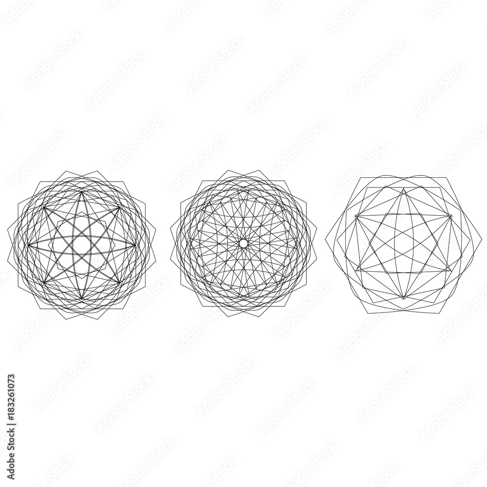 Holiday patterns of stars of snowflakes and flowers for gifts Holiday patterns of stars of snowflakes and flowers for gifts