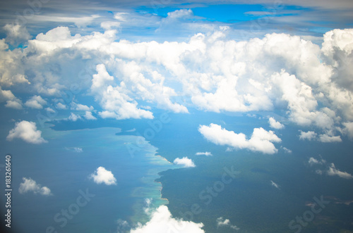 Aerial Shot of Clouds in Sky