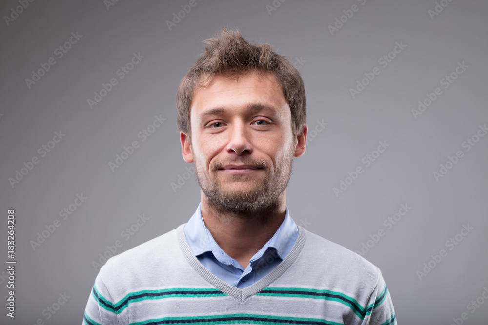 Friendly man with a lovely warm smile Friendly man with a lovely warm smile