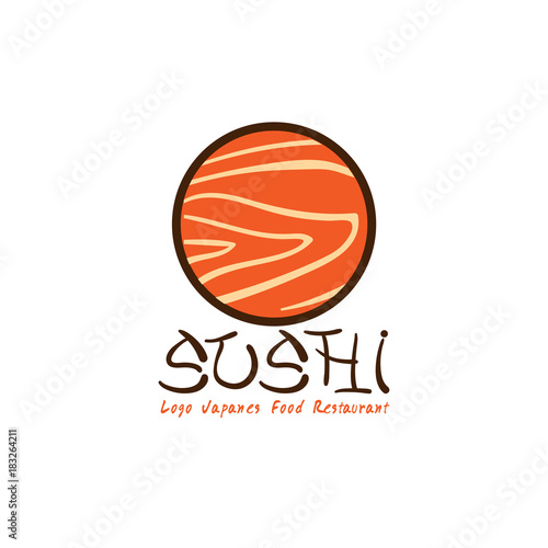 logo sushi japanese food icon design graphic
