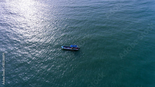A Small boat in the Vast Sea © Hamza