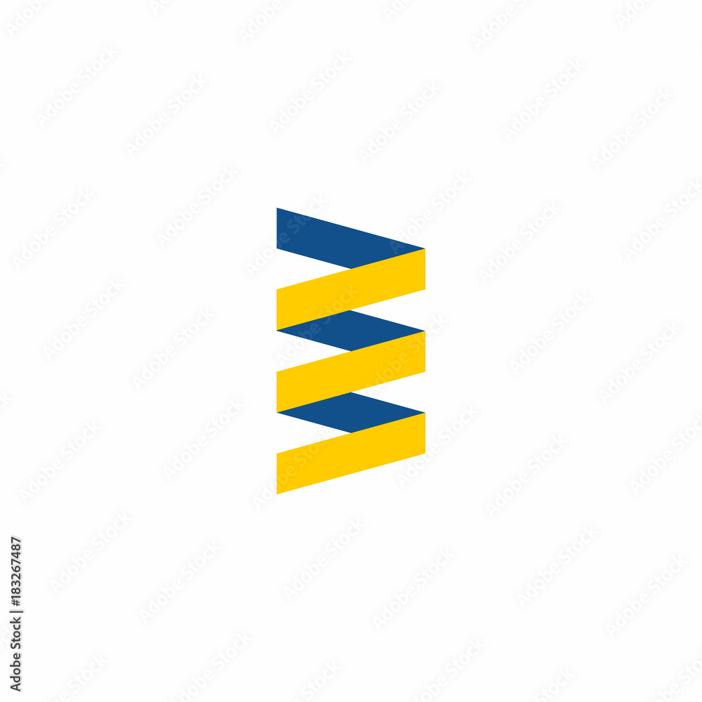Bold Line Alphabet Logo Vector Bold Line Alphabet Logo Vector
