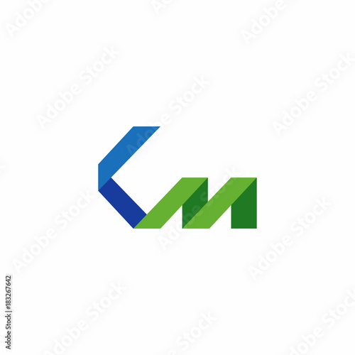 K Initial Letter Logo Vector