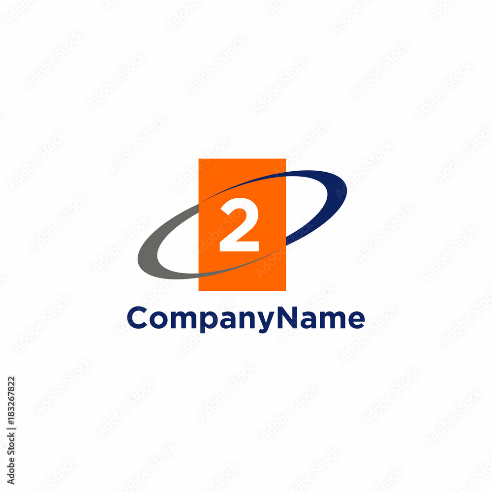 Orange Square with Abc Letter Initial Logo Vector Orange Square with Abc Letter Initial Logo Vector