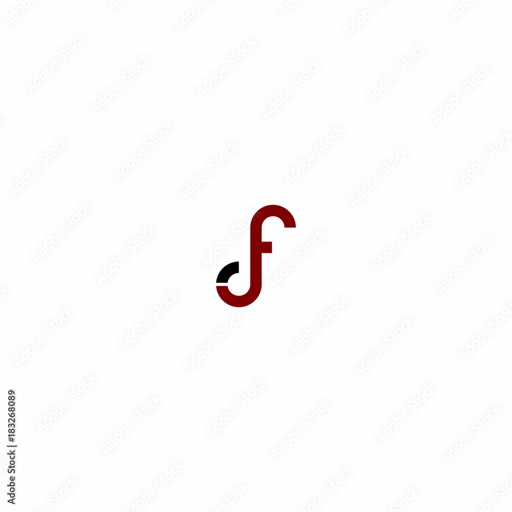 Blue F JF DF Letter Initial Logo Vector Blue F JF DF Letter Initial Logo Vector