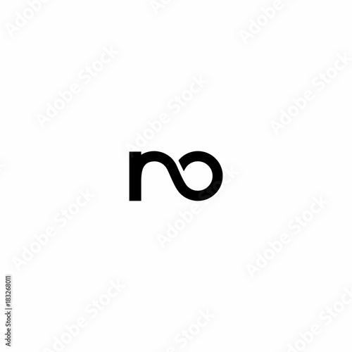 Initial Letter with Infinity Symbol Logo Vector
