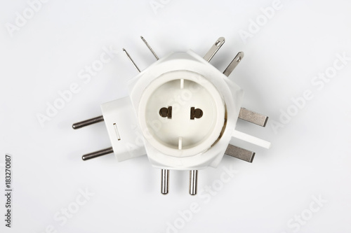 adapter for different electrical plugs.