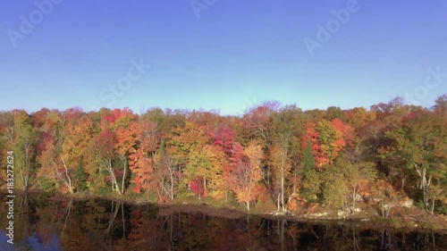 Flying up from lake McKellar North Shoreline and treeline to reveal the dense forest behind
GRADED FOOTAGE photo