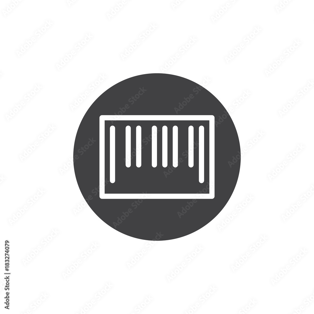 Barcode icon vector Barcode icon vector