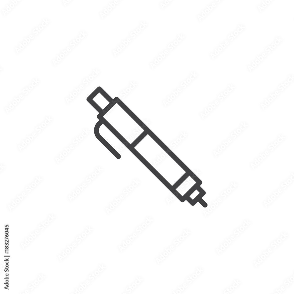 Fototapeta premium Pencil line icon