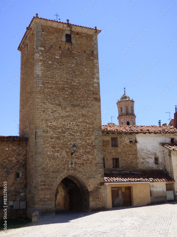 Mosqueruela. Pueblo en la provincia de Teruel, en la Comunidad Autónoma de Aragón, España Mosqueruela. Pueblo en la provincia de Teruel, en la Comunidad Autónoma de Aragón, España